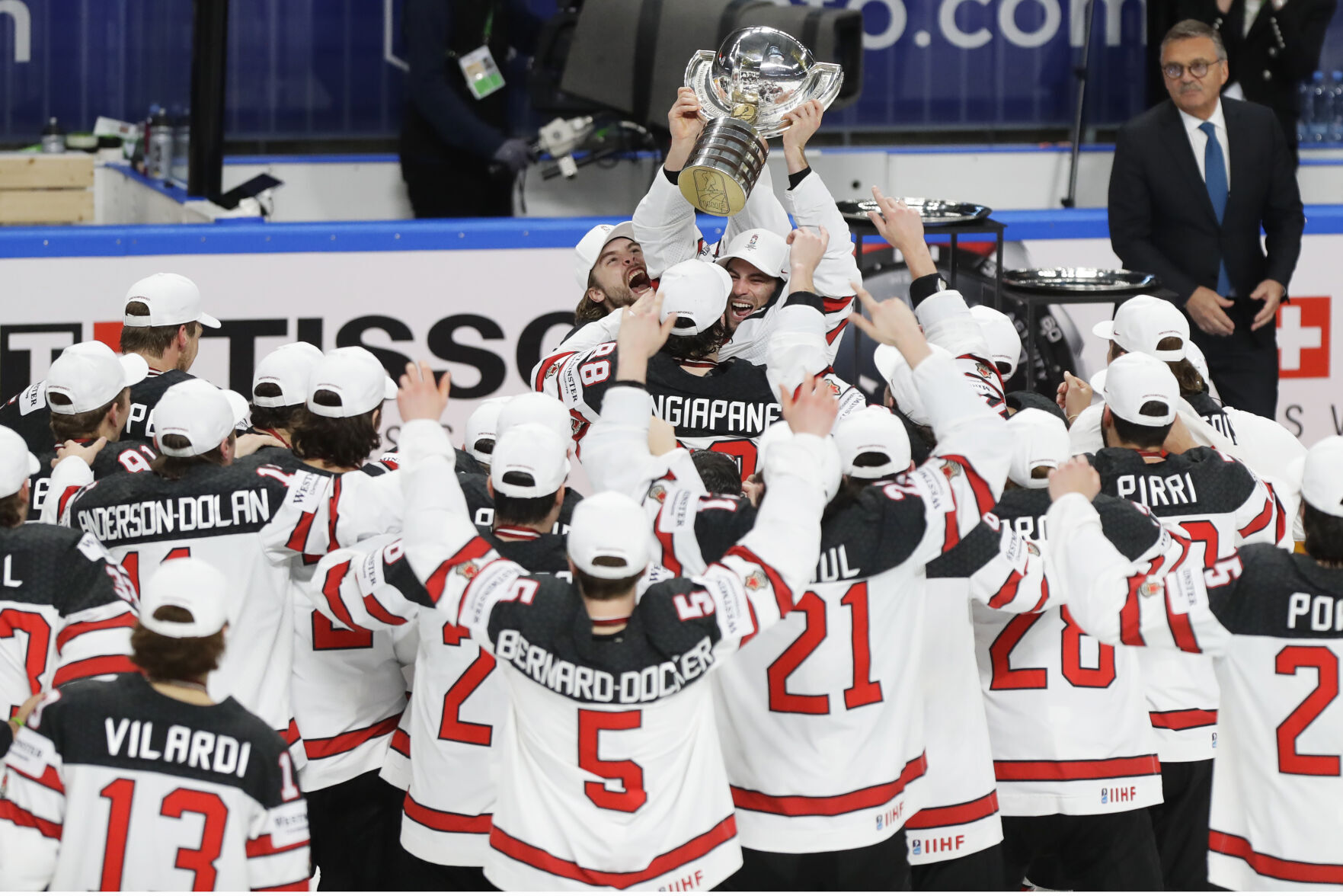 APTOPIX Latvia Ice Hockey Worlds